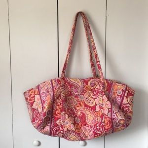 Vera Bradley Raspberry Fizz Large Duffel